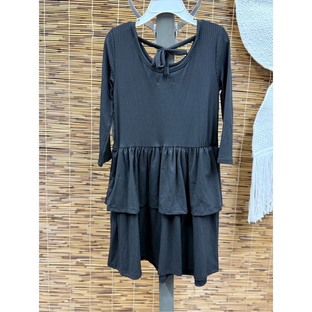 Epic Threads Toddler & Little Girls Ribbed-Knit Tiered Ruffle‎ Dress 4T
